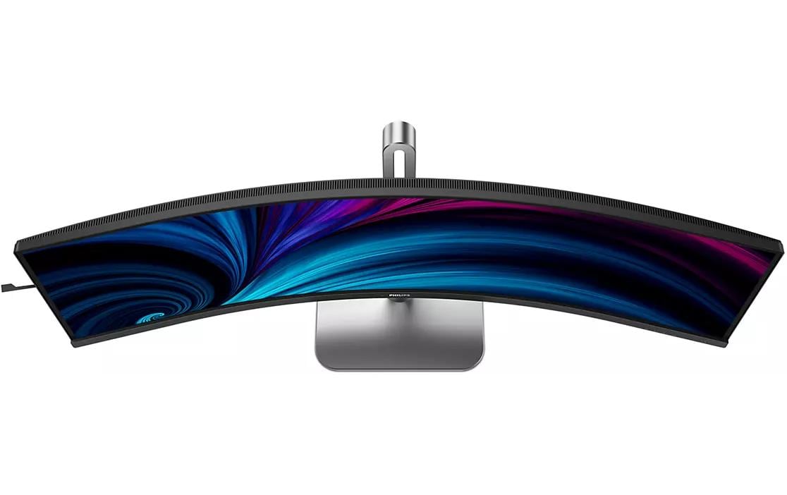 Philips 49B2U5900C/00 – Monitor, 48,8", 75 Hz, 450 cd/m², KVM, Gebogen, Lautsprecher, VESA 100 × 100, Schwarz