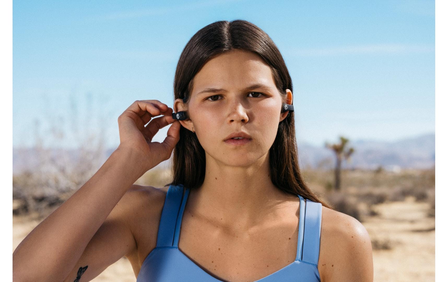 Skullcandy Push 720 – Knochenleitungs-Kopfhörer, Nackenbügel – Bluetooth – Weiss, bis 30 h