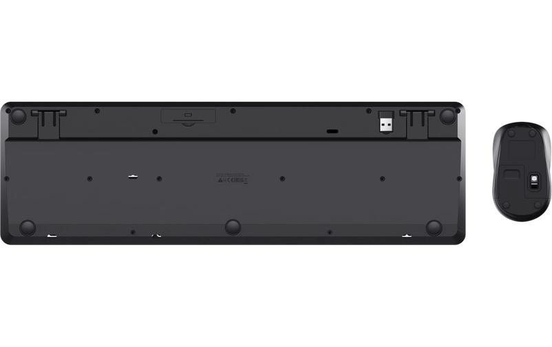 Trust Ody II Silent Desktop – Tastatur, kabellos, CH-Layout (DE-CH), Fullsize (mit Ziffernblock), Rubberdome