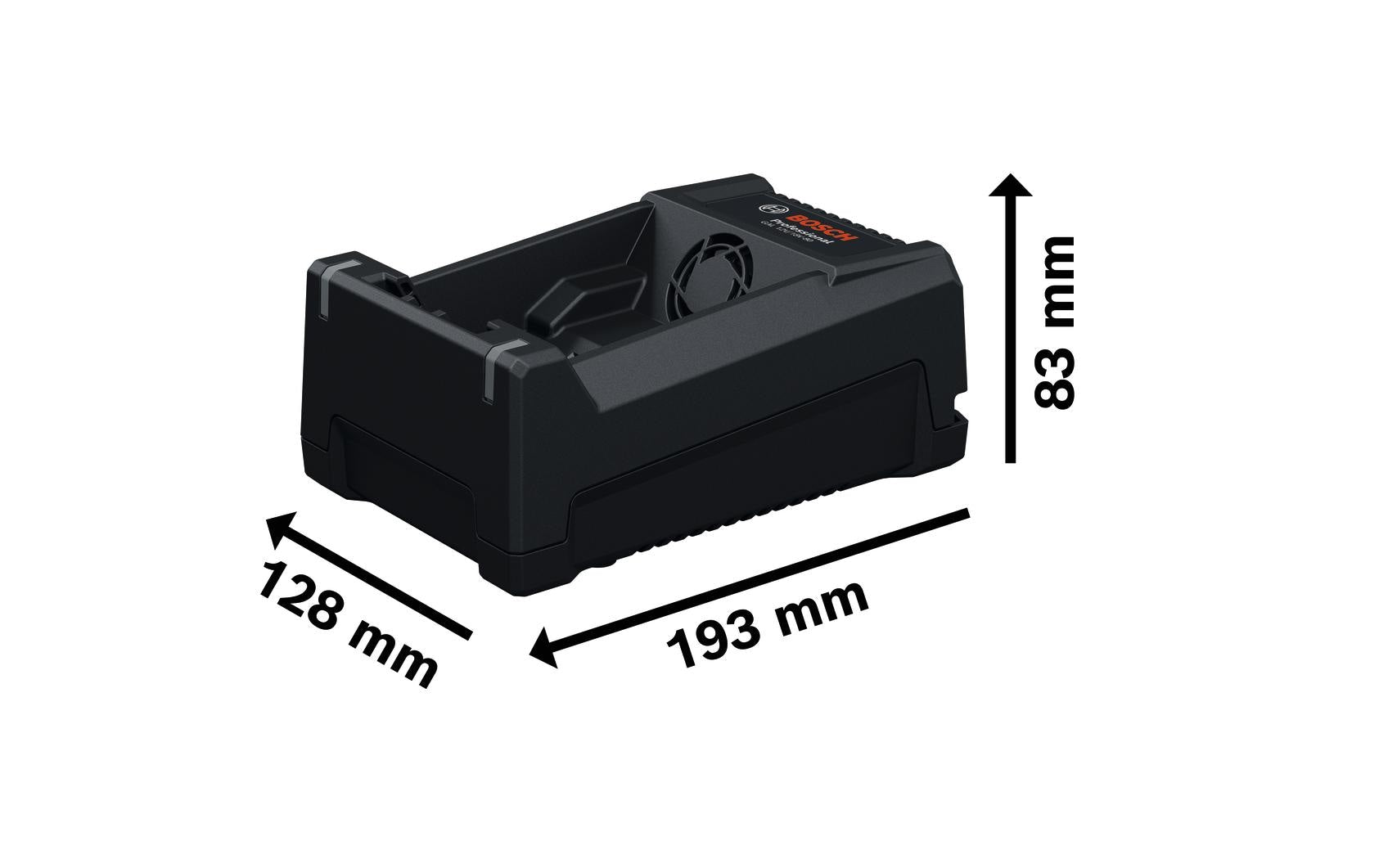 Bosch GAL 12 V/18V-80 Ladegerät – 10,8–18 V, 8 A, Li-Ion, 46 min, für Bosch Professional 12 V