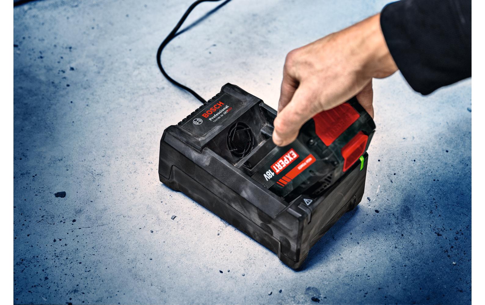 Bosch GAL 12 V/18V-80 Ladegerät – 10,8–18 V, 8 A, Li-Ion, 46 min, für Bosch Professional 12 V