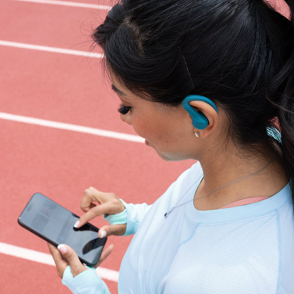 JLab JBuds Sport ANC 4 – True Wireless In-Ear Kopfhörer – Bluetooth, ANC, IP66 – Türkis – bis 60+ h