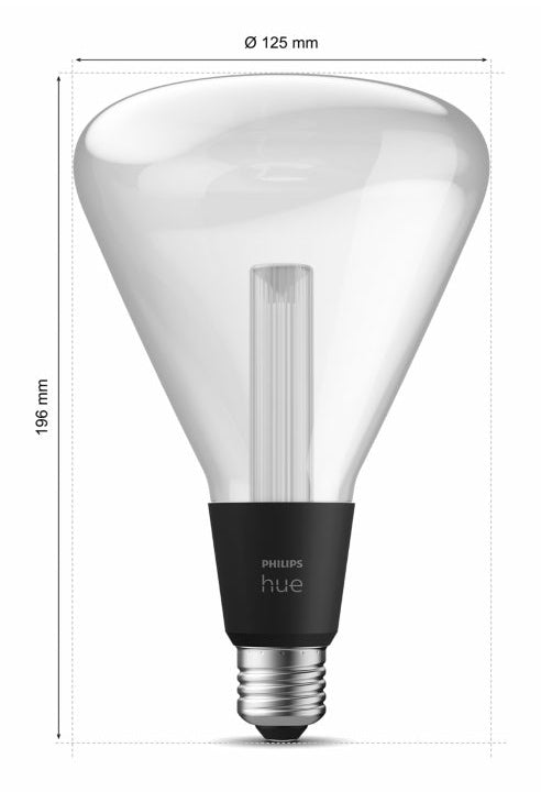 Philips Hue Smart-Leuchtmittel E27 – RGB+CCT, 500 lm, 6,8 W, Bluetooth/Zigbee – für Google Assistant