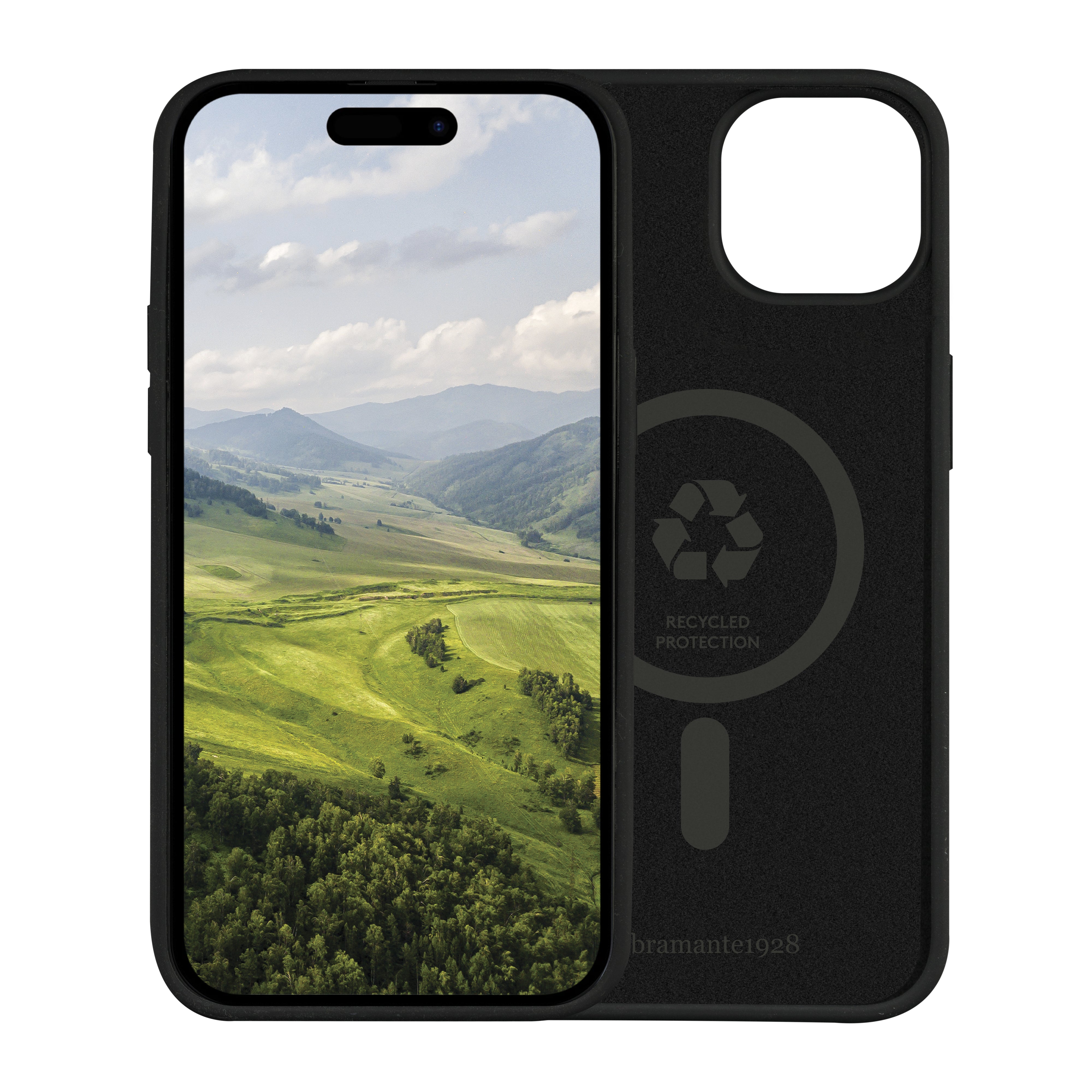 dbramante1928 Monaco MS – Backcover – für Apple iPhone 15 – MagSafe, schwarz