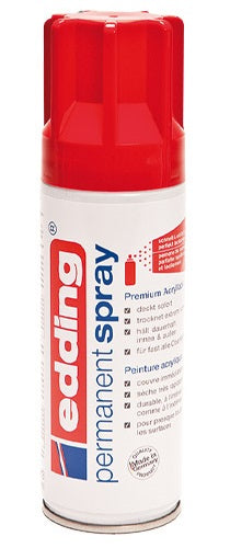 Edding Farbspray – Verkehrsrot, Seidenmatt, 200 ml
