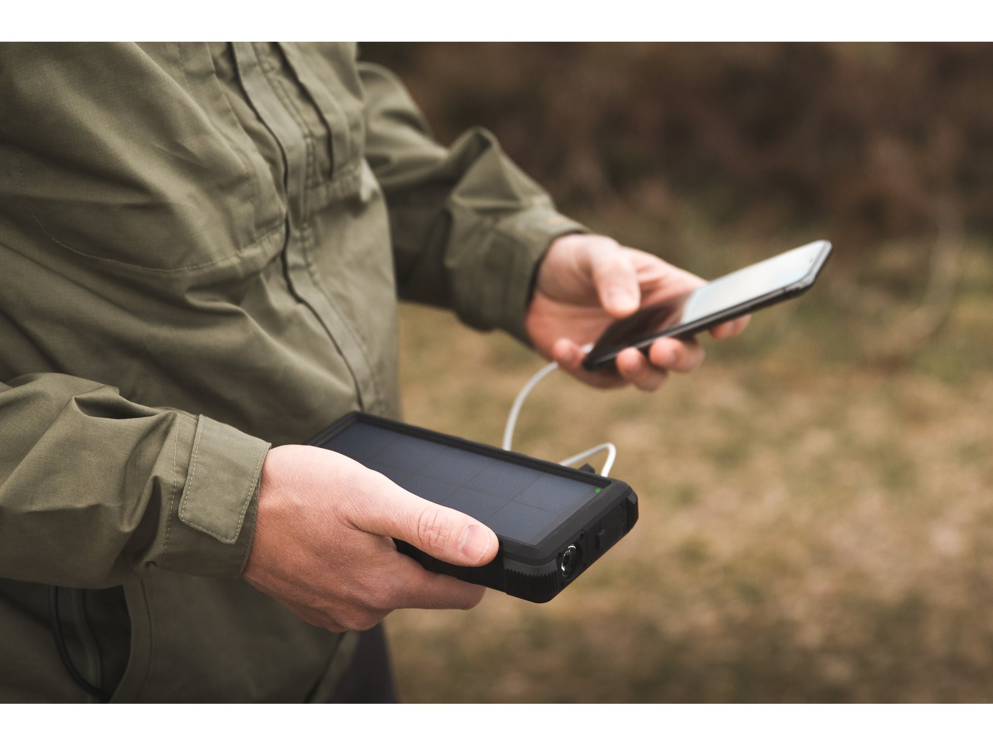 Sandberg Powerbank 24000 mAh, Solar, IP67, für Smartphones, Tablets, Schwarz