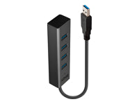 Lindy 43324 USB-Hub – USB-A, 4× USB-A