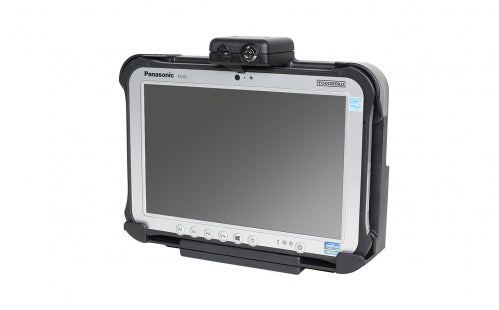 Gamber-Johnson Fahrzeug-Dock für Panasonic Toughpad FZ-G1 – VESA 75, 2× USB-A, HDMI – Schwarz