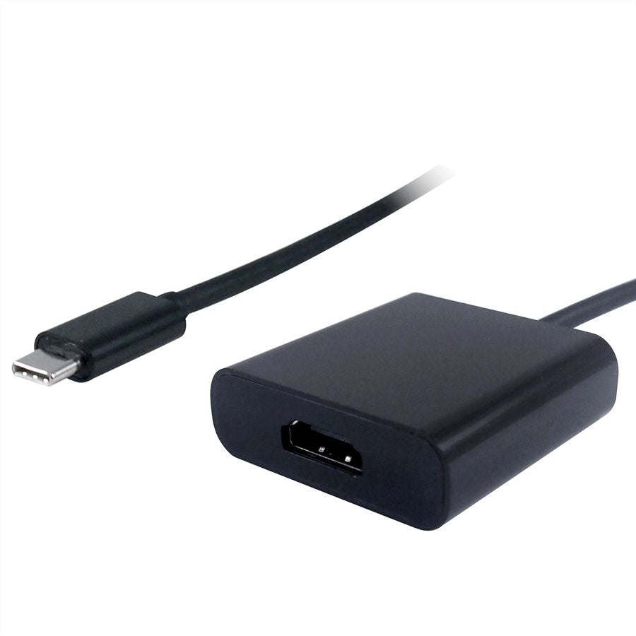VALUE 12.99.321 USB-C zu HDMI Adapter – 4K (3840 × 2160) @ 60 Hz, 10 cm, Schwarz