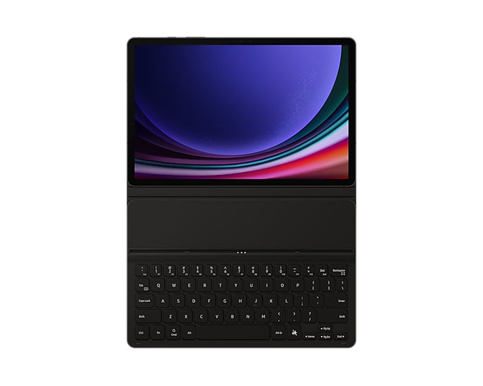 Samsung Cover Slim Keyboard – Tastatur, kabellos (Bluetooth), CH-Layout (DE-CH), schwarz – für Galaxy Tab S9