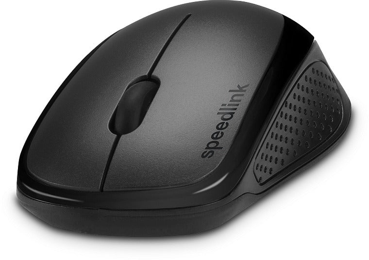 SPEEDLINK KAPPA 630011BK – Maus – Kabellos (2,4 GHz), 1600 DPI, rechts, Schwarz