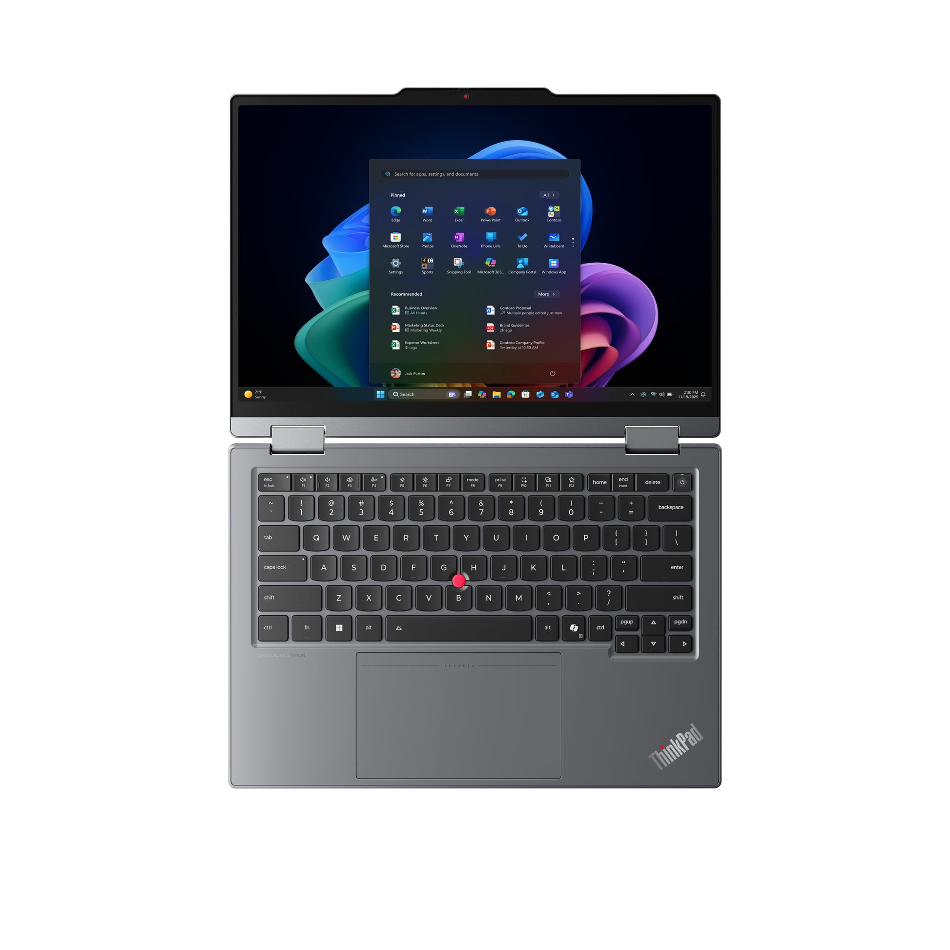 Lenovo ThinkPad X1 2-in-1 Gen 11 – 14" WUXGA Touch, Core Ultra 7 355, 32 GB, 512 GB SSD, Win 11 Pro