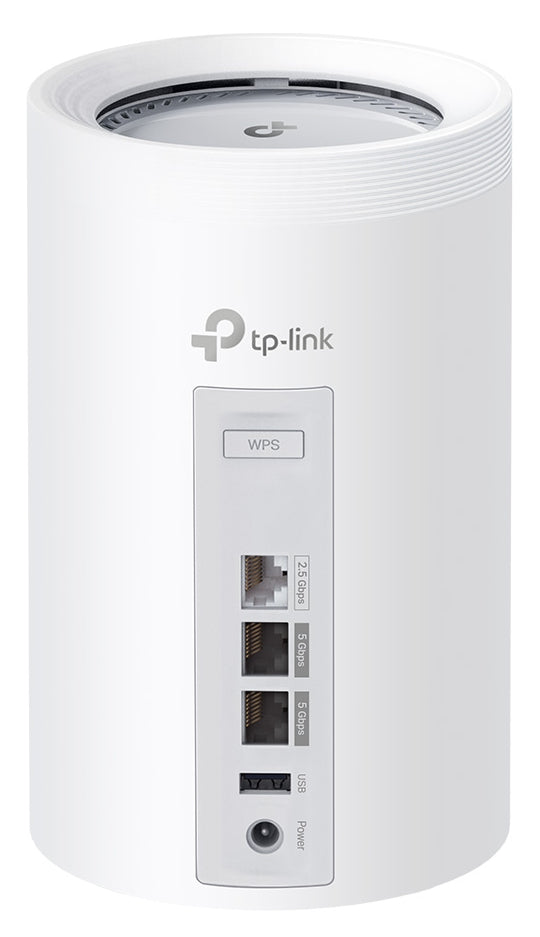 TP-Link Deco BE65 Pro (BE9300) – Mesh-WLAN-System, Wi-Fi 7, Tri-Band (2,4/5/6 GHz), 5GbE, Weiss