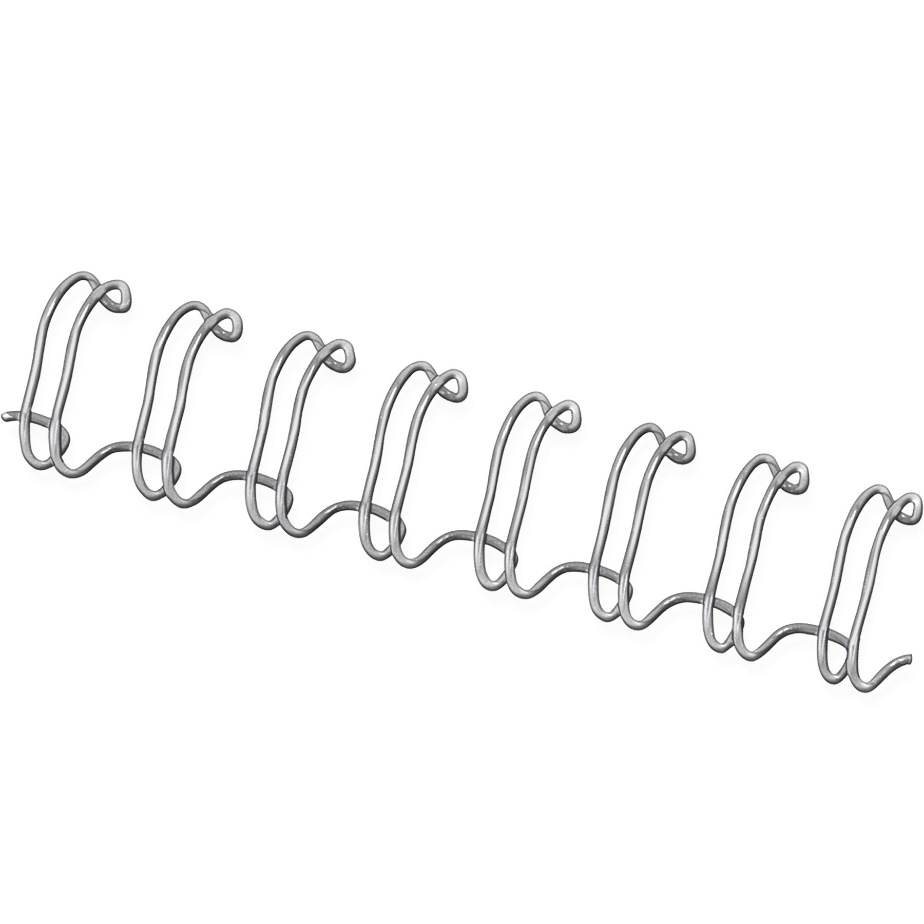 Fellowes Drahtkamm A4, 8 mm – silber, Metall – 100 Stk.