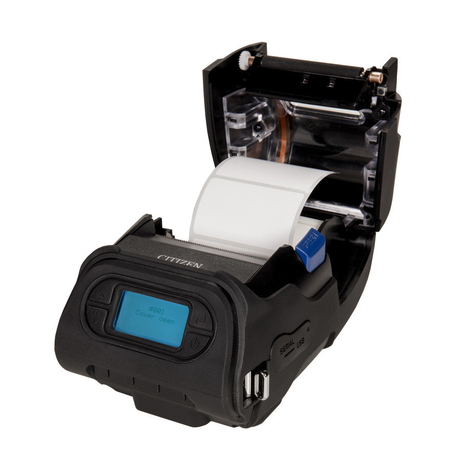 Citizen CMP-25 – Mobiler Thermodrucker, 48 mm, 127 mm/s, USB/WLAN/RS-232
