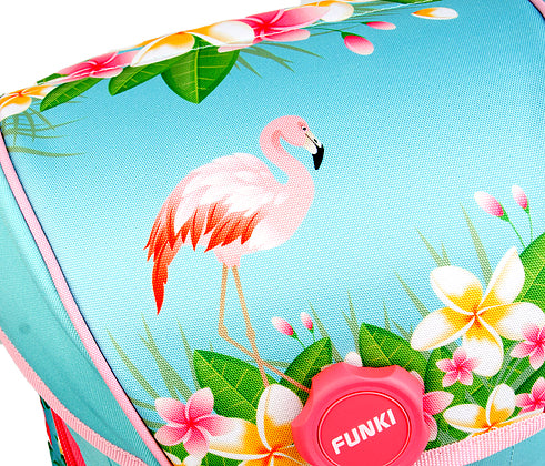 Funki Schulrucksack-Set Joy-Bag – 4-teilig – Flamingo
