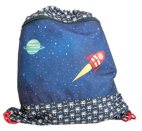 Funki Sportbeutel – 12 l, Motiv Astronaut, wasserabweisend, 36 × 42 cm