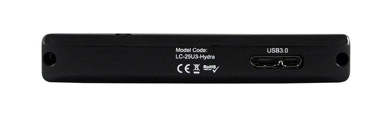 LC-Power LC-25U3-Hydra – 1-Bay Gehäuse – USB 3.0, für 2,5" HDD/SSD, SATA II/III
