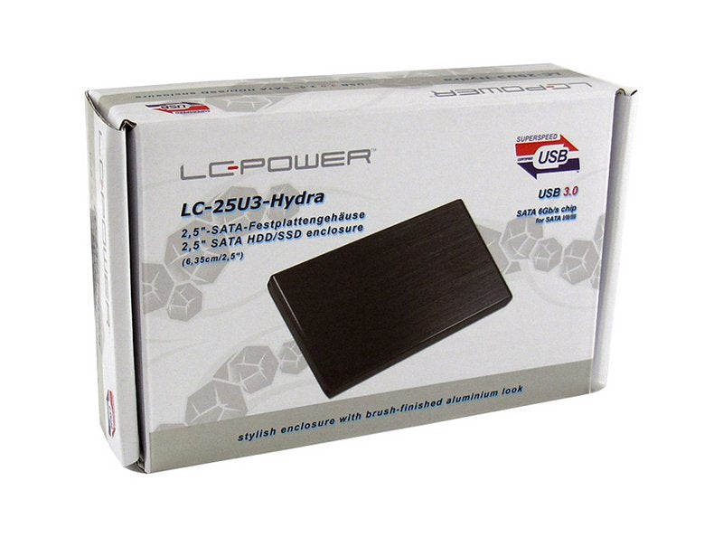 LC-Power LC-25U3-Hydra – 1-Bay Gehäuse – USB 3.0, für 2,5" HDD/SSD, SATA II/III