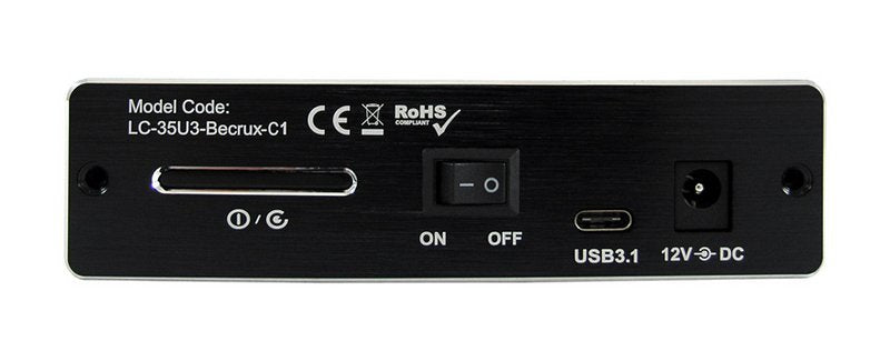 LC-Power LC-35U3-Becrux-C1 – 1-Bay HDD-Gehäuse – für 3,5" HDD, SATA