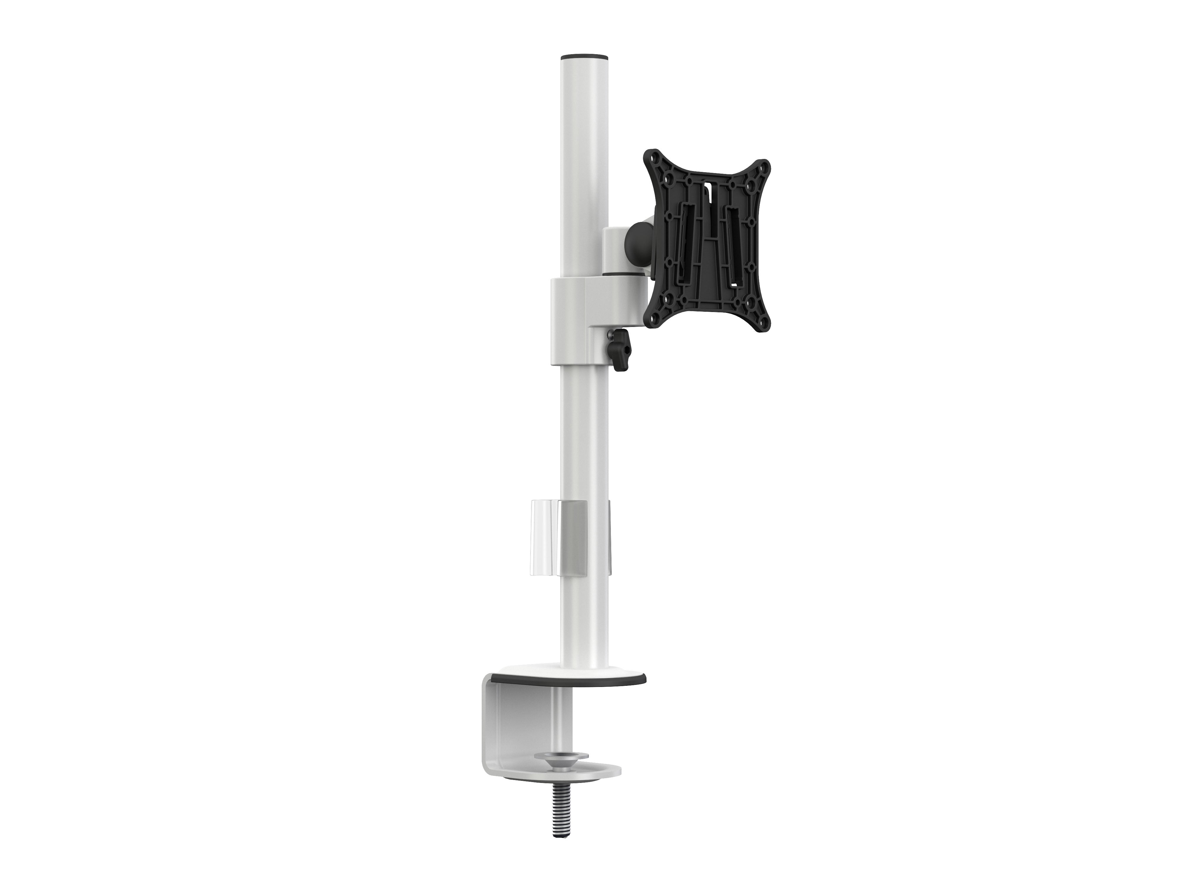 Multibrackets Monhalt Office 5150 – Monitorhalterung, bis 30", VESA 75 × 75 mm, 8 kg, drehbar, weiss