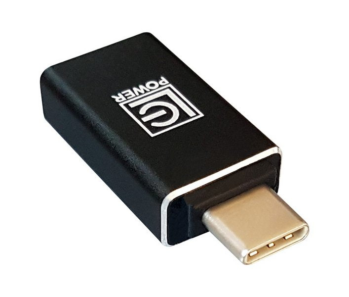 LC-Power USB-Adapter USB-C auf USB-A – USB 3.2 Gen 2 (10 Gbit/s) – Aluminiumgehäuse – Schwarz