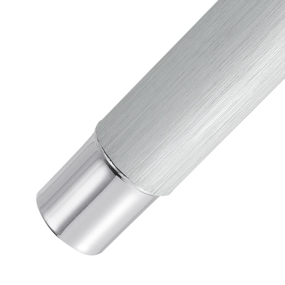 ONLINE Schreibgeräte Online Vision – Füllfederhalter – M, für Rechtshänder – Silber – Aluminium – Geschenkbox