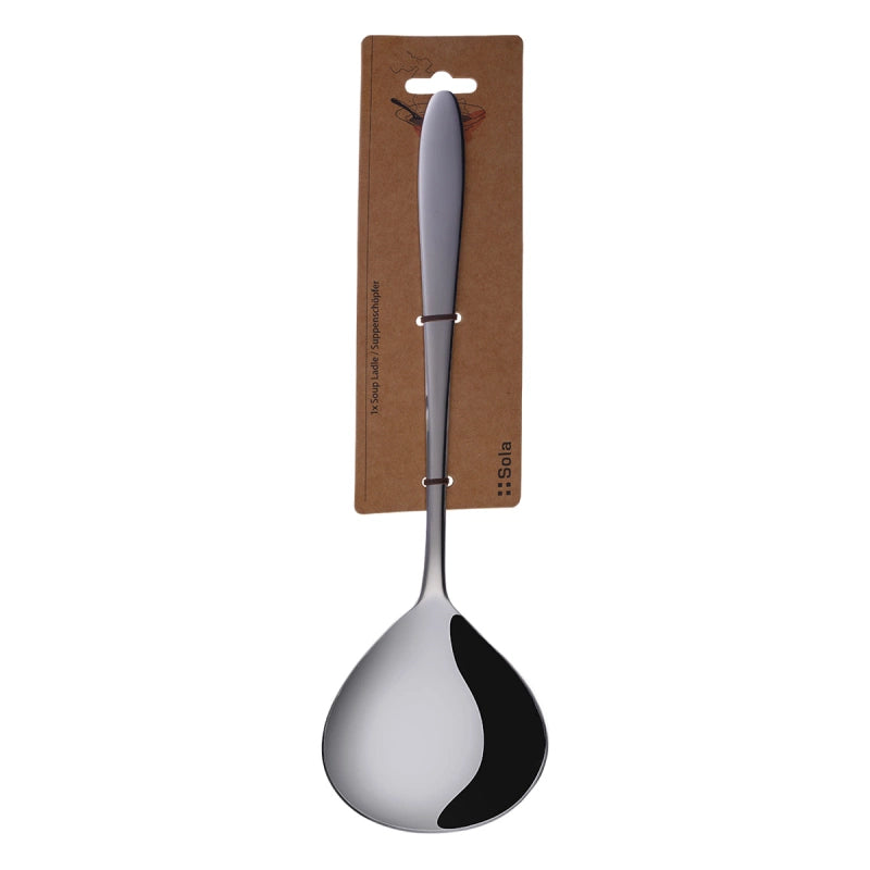Sola Basic Alpha – Suppenschöpfer 29,5 cm, Edelstahl 18/10, Silber