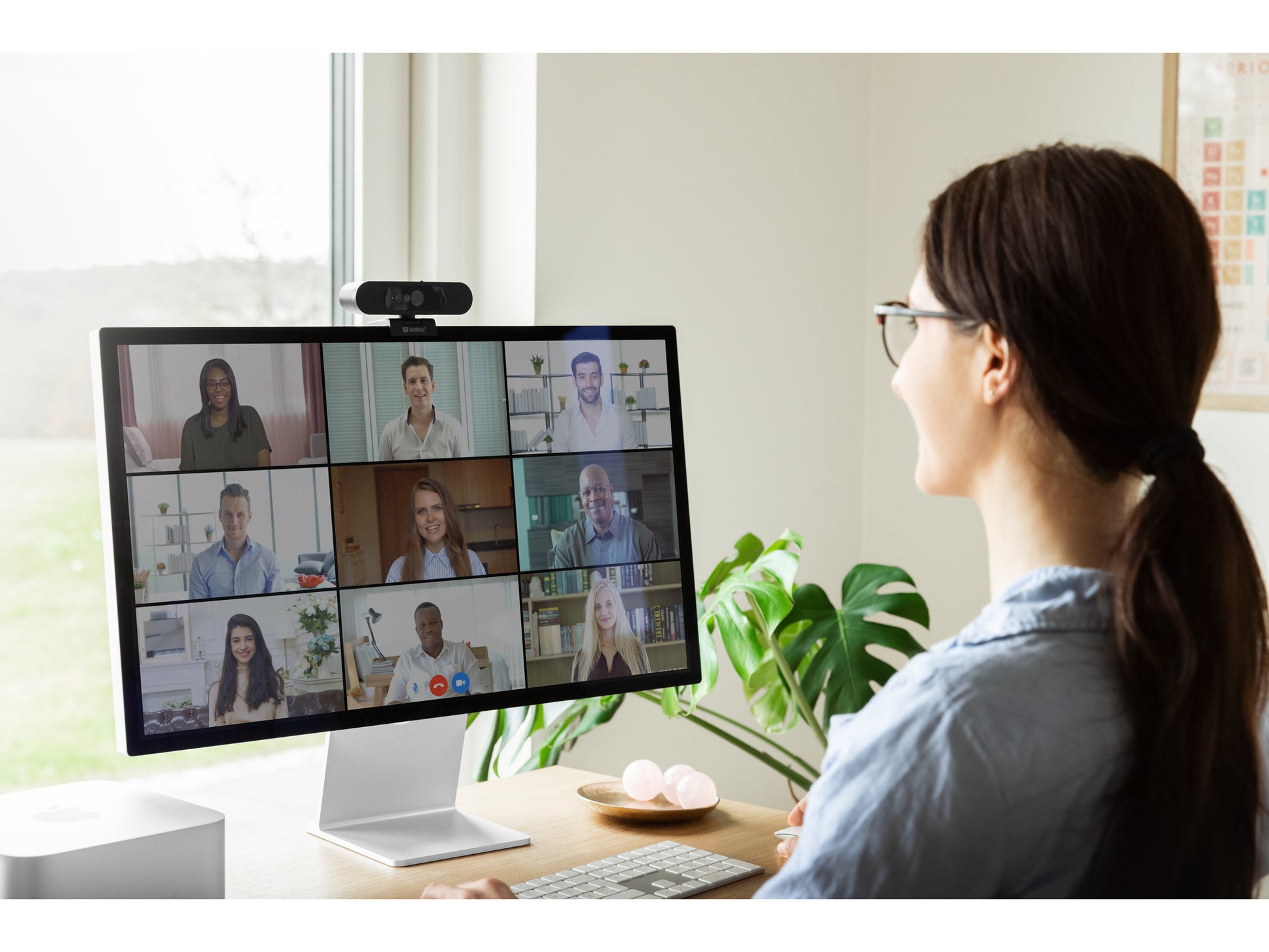 Sandberg Face-ID 2 – Webcam – Full HD 1080p