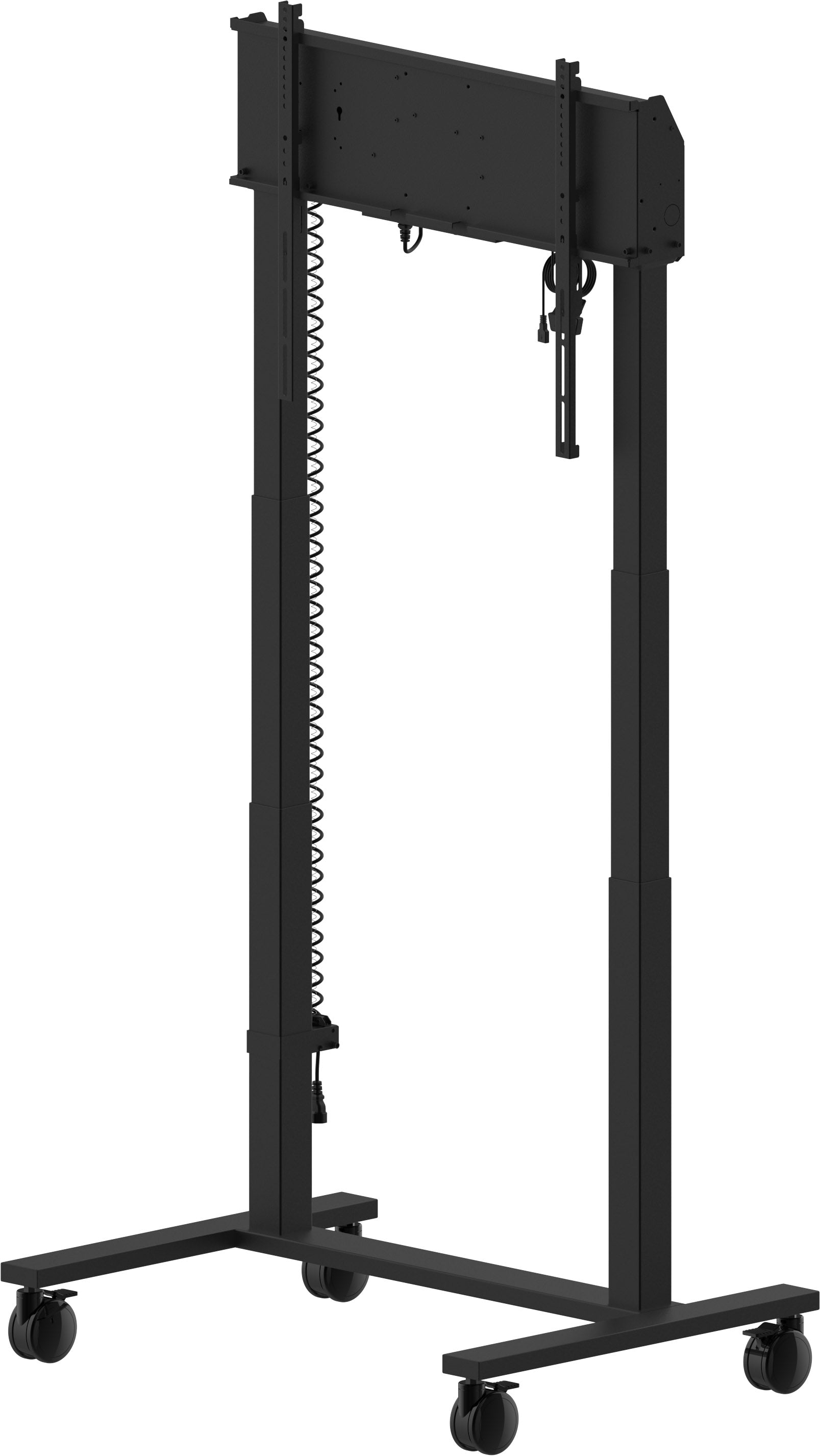 iiyama MD-CAR2031-B1 – Boden-Prospekthalter, für VESA 800 × 600 mm, schwarz, elektrisch höhenverstellbar