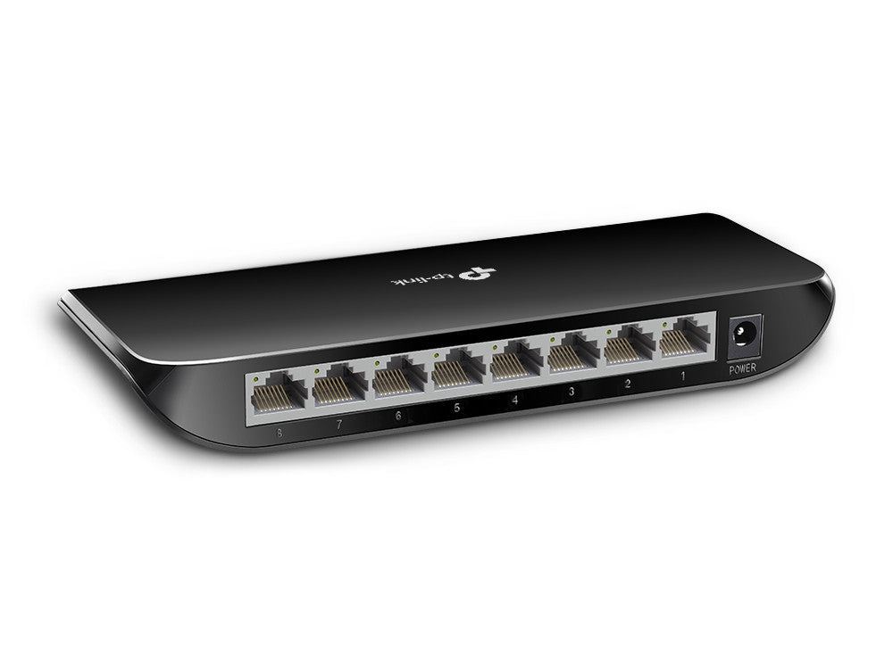 TP-Link TL-SG1008D – Unmanaged Switch – 8× 1G, Desktop
