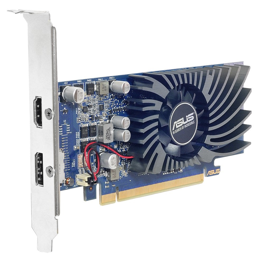 ASUS GT1030-2G-BRK – PCIe Grafikkarte – 1×HDMI, 1×DisplayPort, PCIe 3.0, 2 GB GDDR5