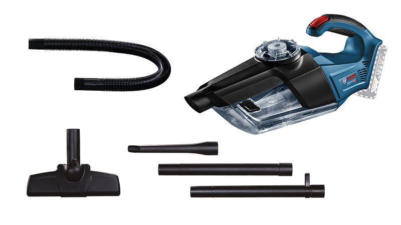 Bosch Professionelle Absauganlage GAS 18V-1 – 27 W, 0,7 l, Akkubetrieb, 2 Stufen