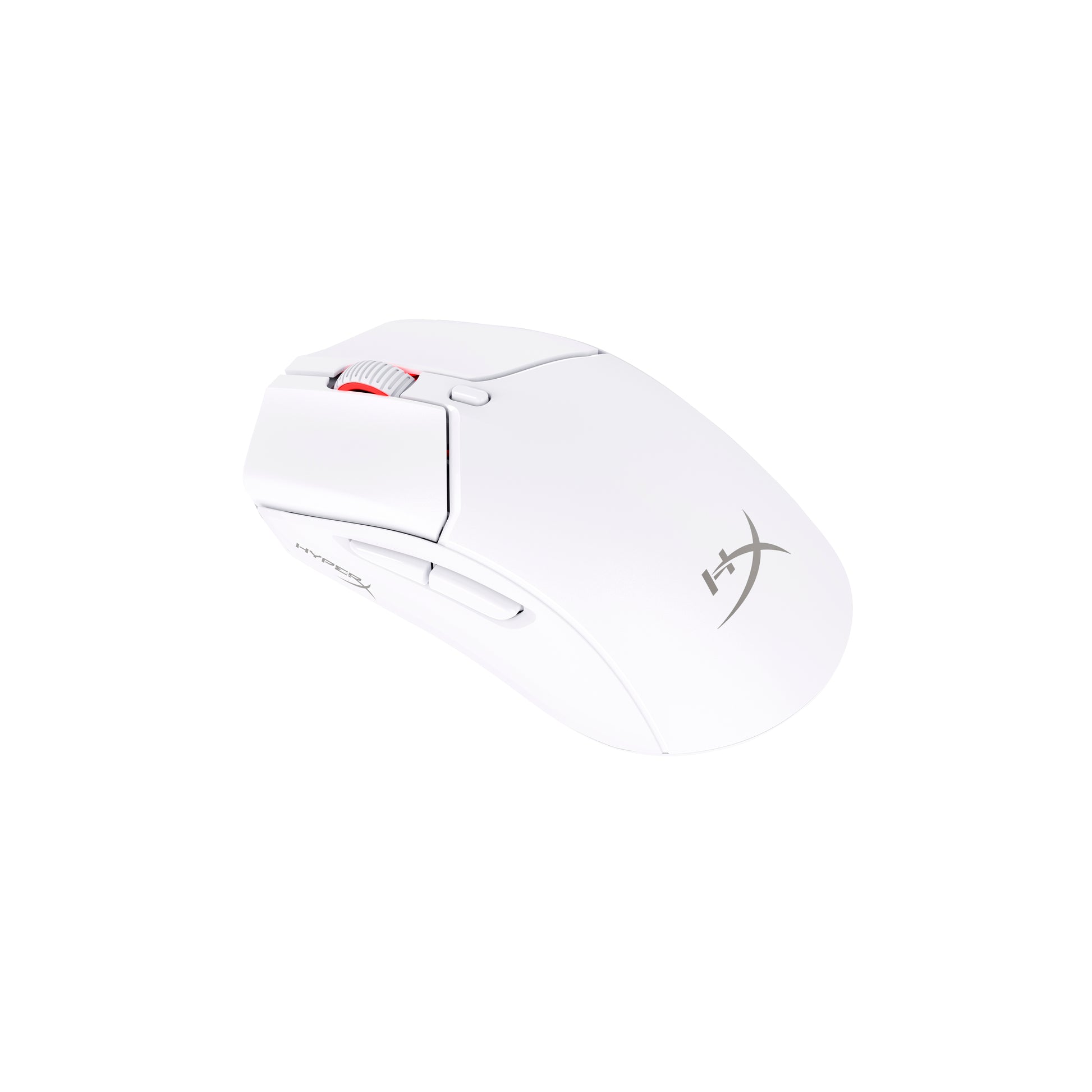 HyperX Pulsefire Haste 2 Gaming-Maus – kabellos, 1000 Hz, 6 Tasten, für Rechtshänder, Daumentaste, Weiss