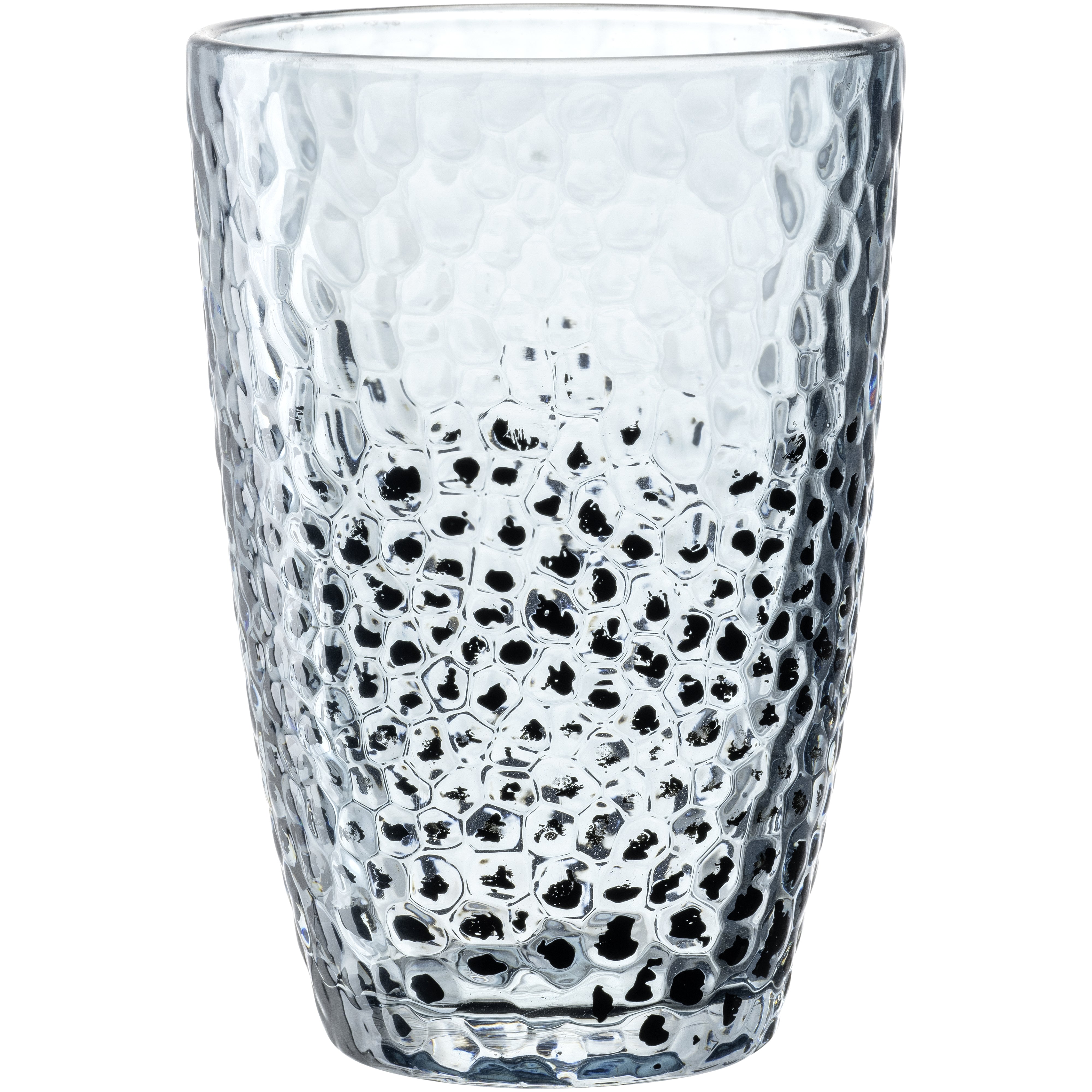 LEONARDO Trinkglas Matera – 4er Set, 340 ml, Ø 8 cm, H 12 cm, Glas, Blau, spülmaschinenfest