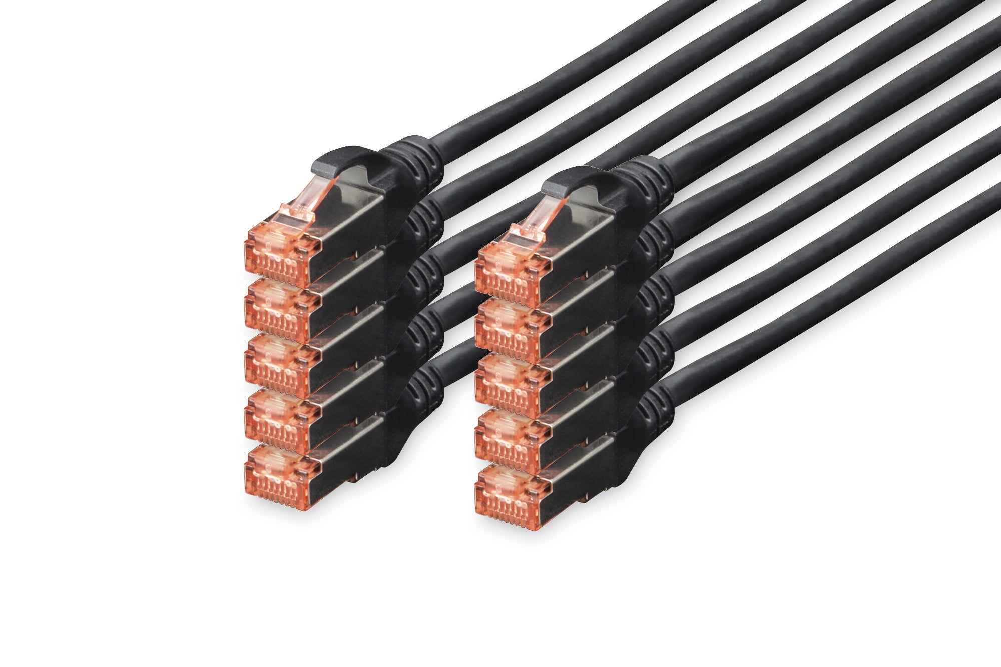 Digitus Patchkabel – 2 m, LSZH, geschirmt – 10 Stk.