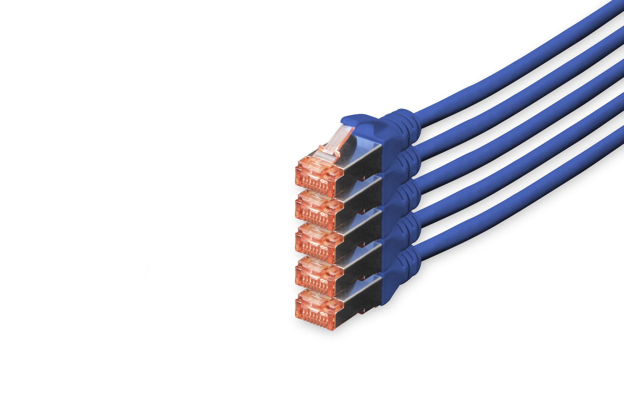 Digitus CAT 6 Patchkabel – 10 m, S-FTP, LSZH – 5 Stk.