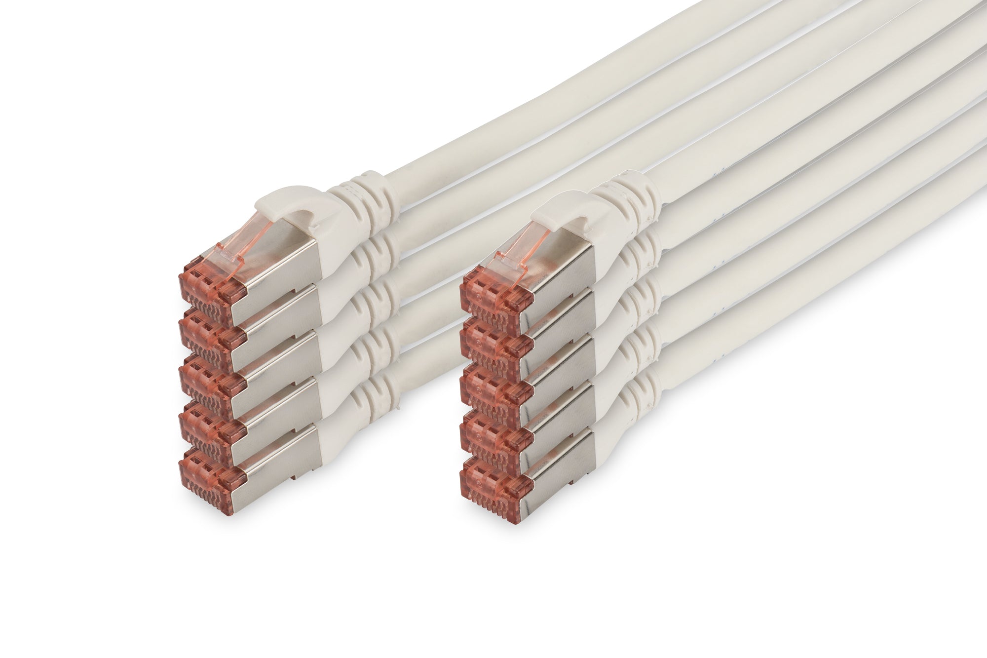 Digitus CAT 6 Patchkabel – 0,25 m, S-FTP, LSZH – 10 Stk.