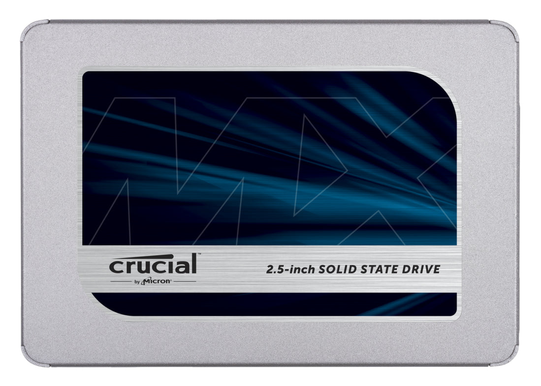 Crucial MX500 – 1 TB, 2,5" SATA 6 Gbit/s, 560/510 MB/s, für 2,5" SATA-PCs