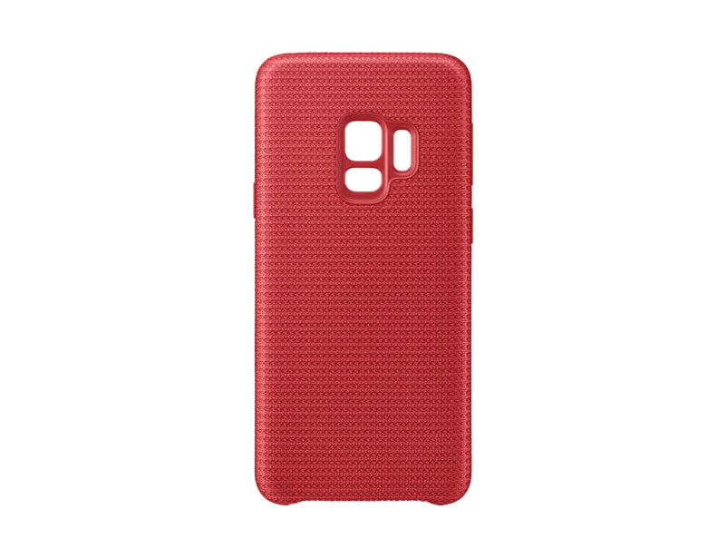 Samsung Backcover – für Samsung Galaxy S9, Stoff, rot, kratzresistent