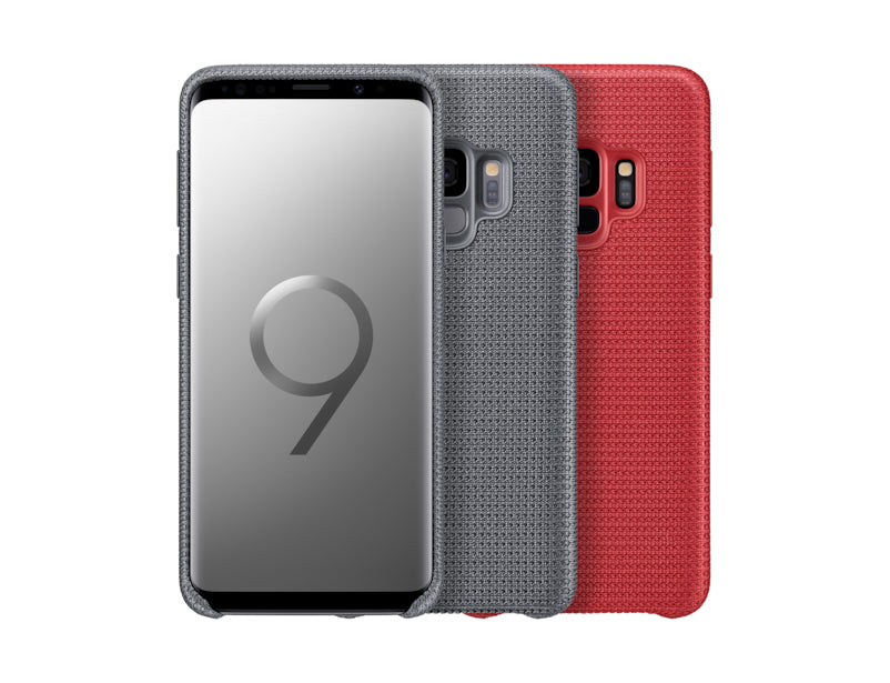 Samsung Backcover – für Samsung Galaxy S9, Stoff, rot, kratzresistent