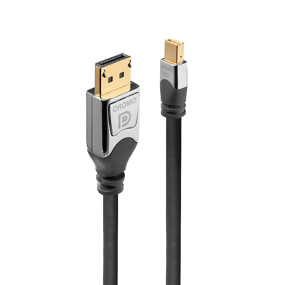 Lindy MiniDP–DP Videokabel – 0,5 m, grau