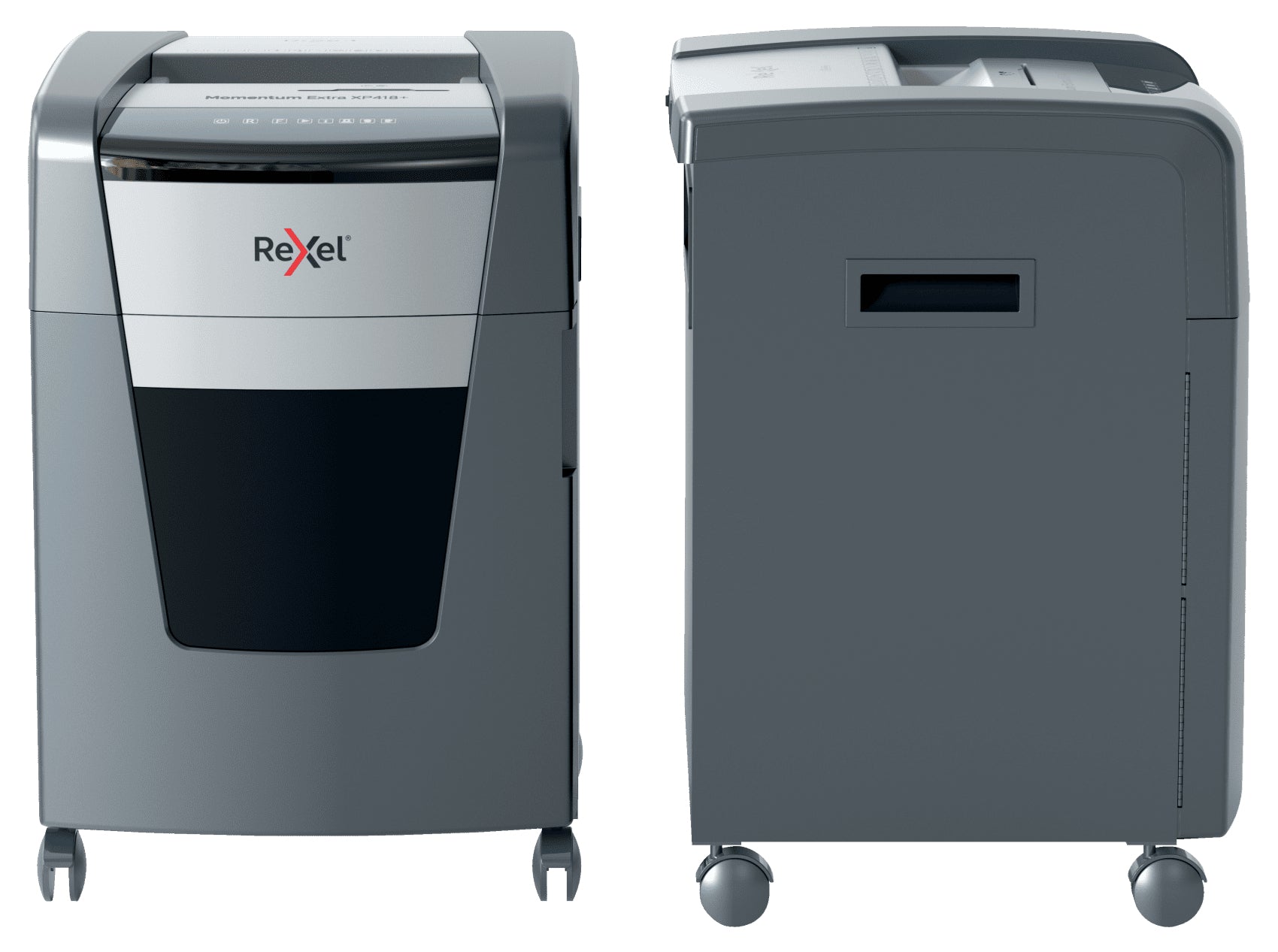 Rexel Momentum Extra XP418+ – Aktenvernichter, DIN P-4, Partikelschnitt 4 × 35 mm, 18 Blatt, 45 l, A4