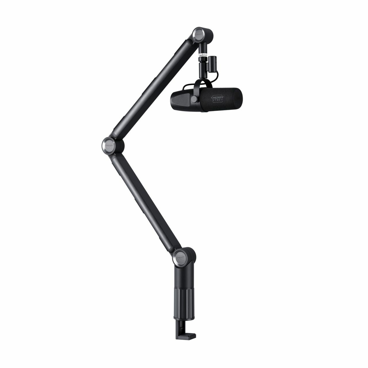 CHERRY NGALE Boom Arm – Mikrofonständer – Boomarm, 3/8"/5/8" – Schwarz – für CHERRY XTRFY Ngale