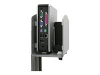 Ergotron Vertikale universelle CPU-Halterung – Gerätehalterung (Tablet/Panel) – bis 18 kg – Silber