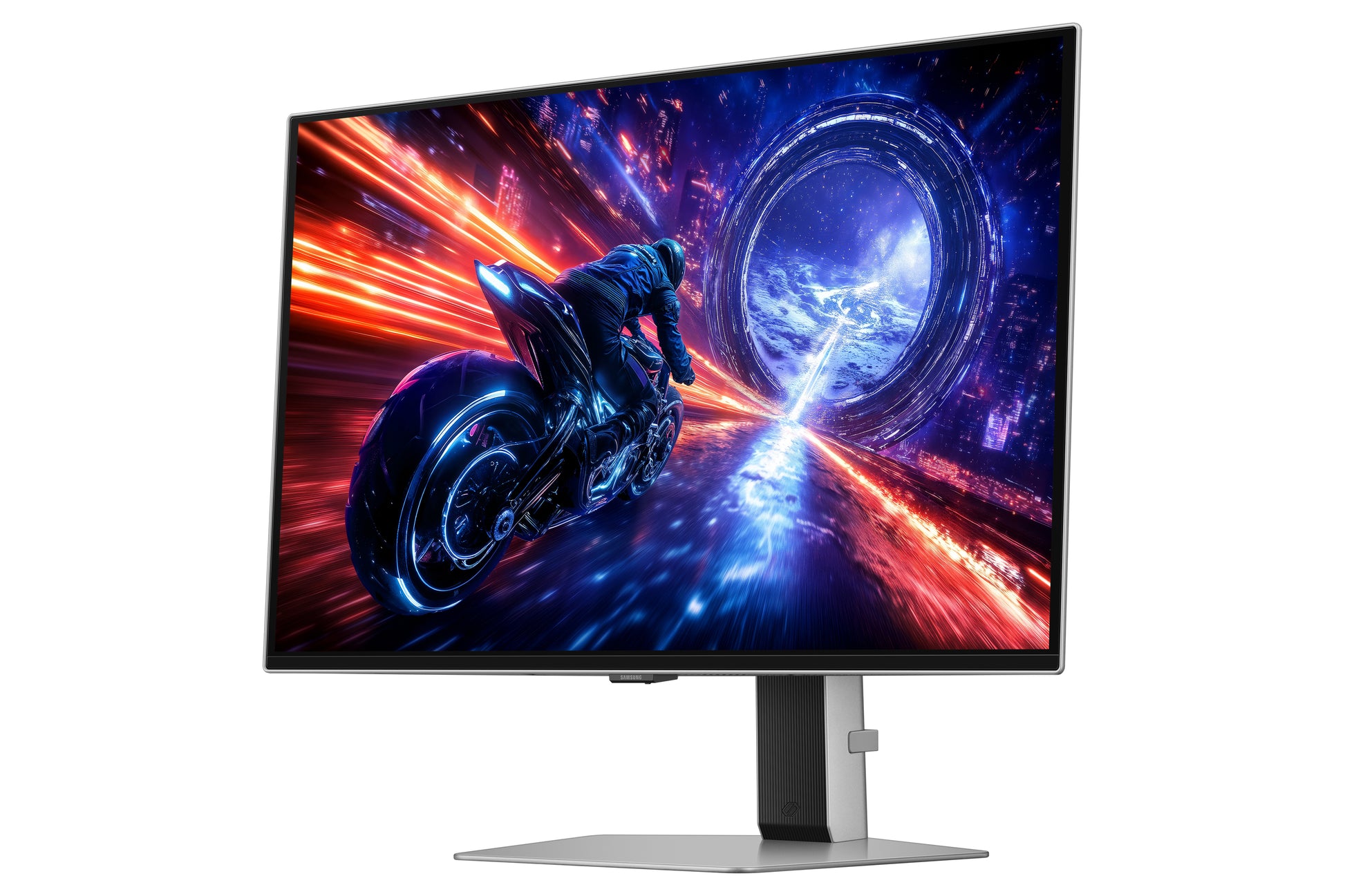 Samsung G60Sf – Monitor, 27" 2560 × 1440 (WQHD), OLED, Silber