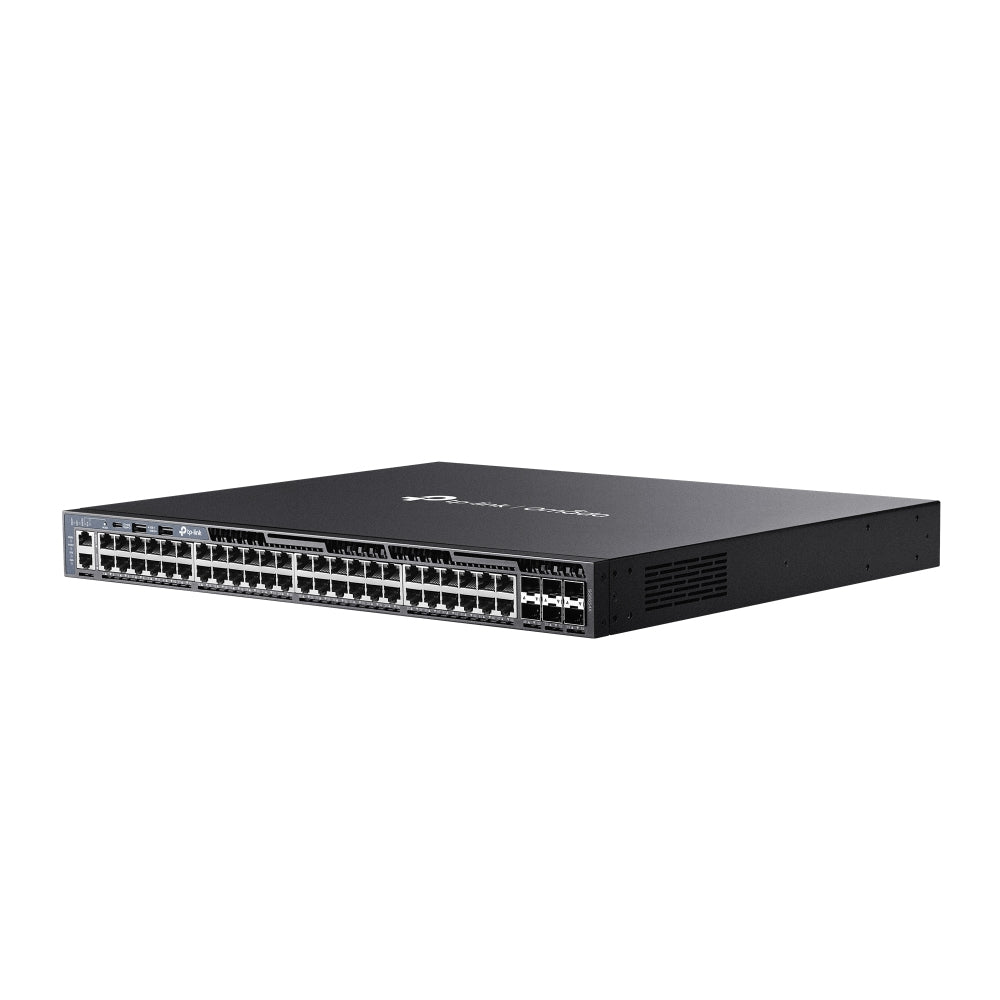TP-Link SG6654X – Managed L3 Switch – 48× 1G, 6× SFP+, 19", 1U