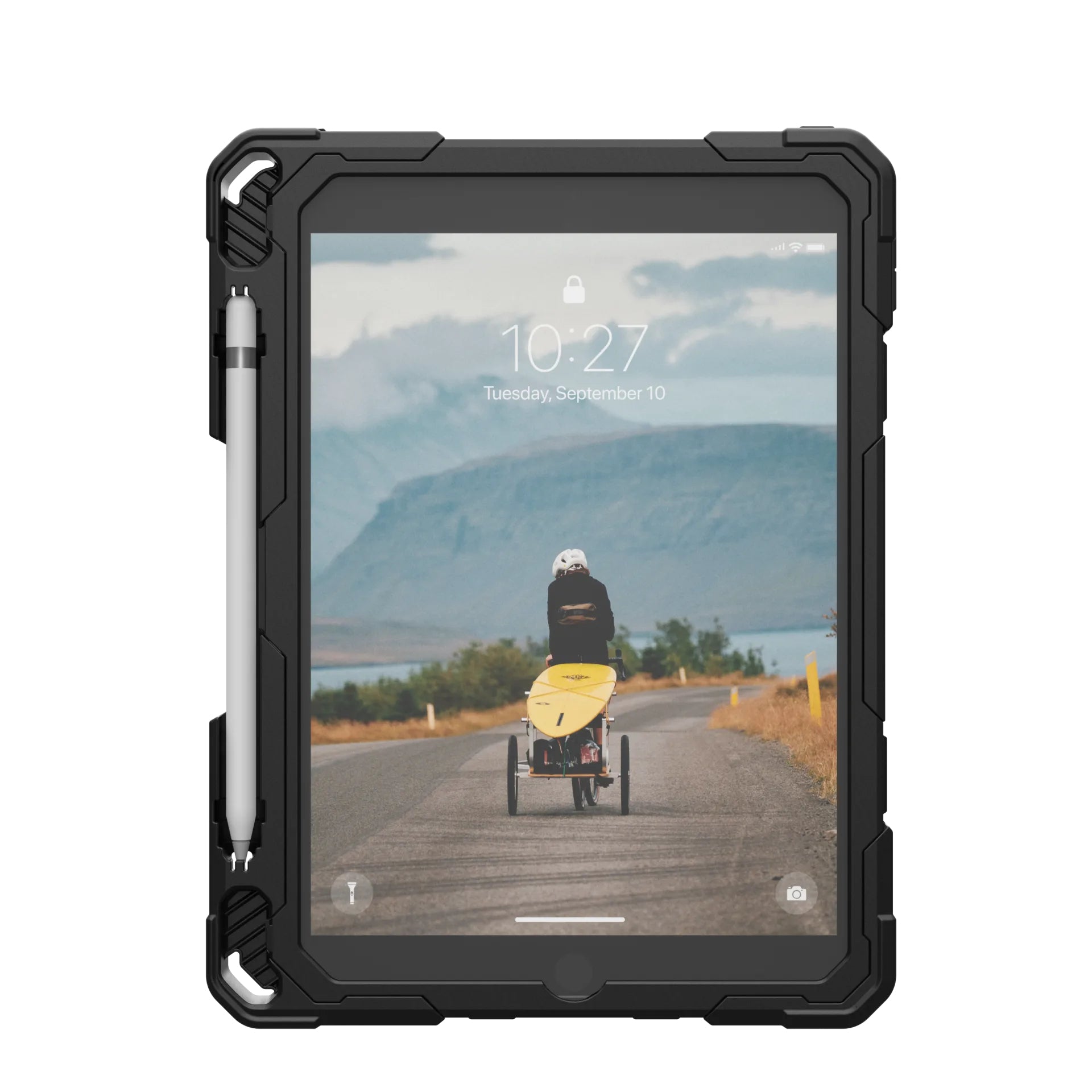Urban Armor Gear UAG Tablet-Hülle für iPad 10,9" (10. Gen.) – Silber/Schwarz