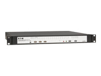 Eaton KVM-Switch (KVM über IP), 32 Ports, über Cat5e, HDMI-Ausgang, Virtual Media, 1U-Rack-Mount