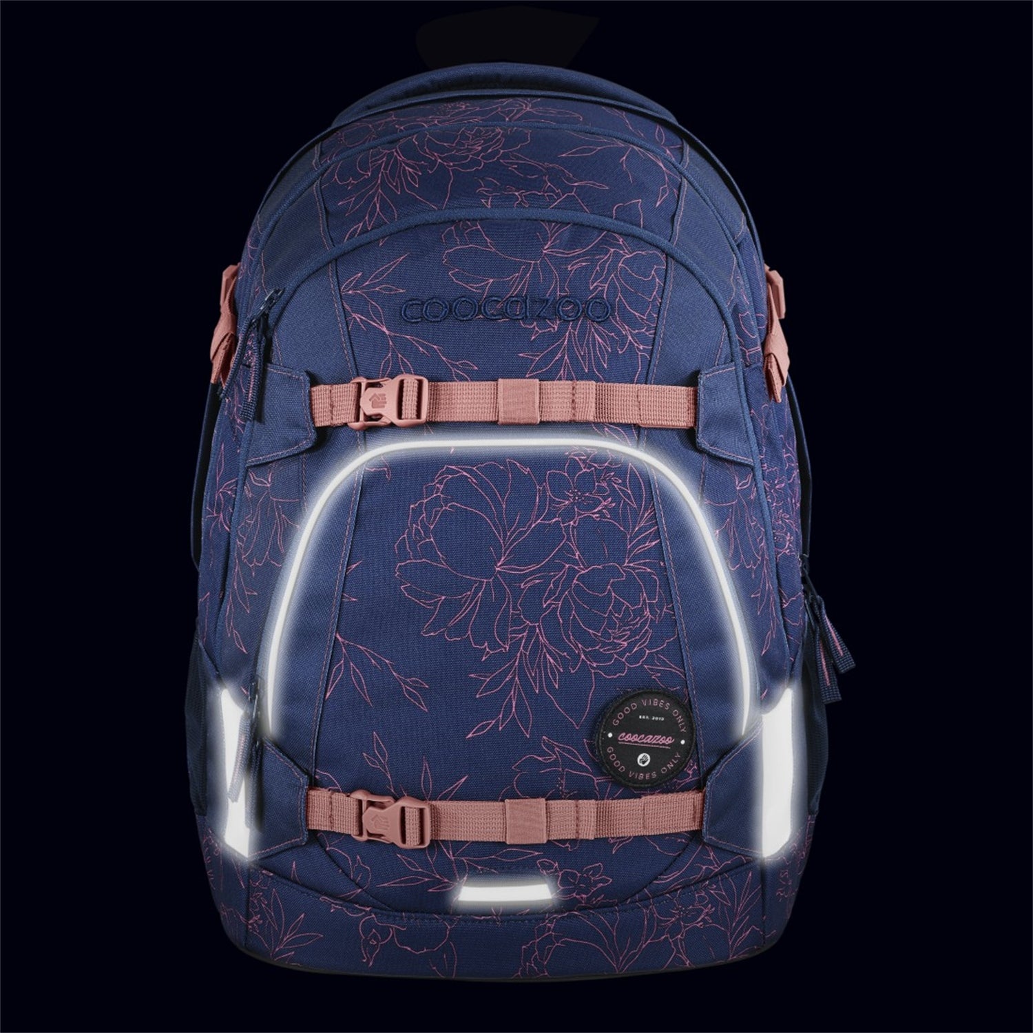 Coocazoo Rucksack Mate – Sweet Rose – 30,0×44,0×23,0 cm – aus 100% recyceltem rPET